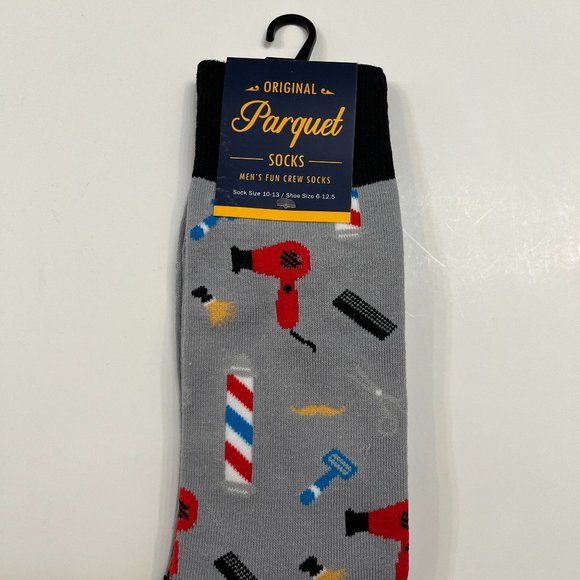 Men's Barbershop / Stylist / Hairdresser Crew Socks - NWT - Picture 7 of 8